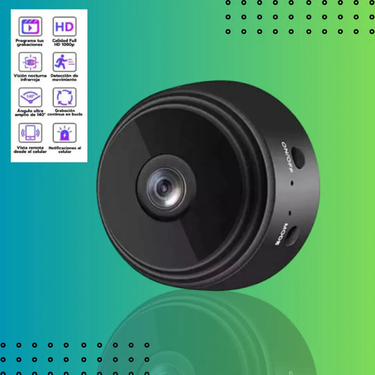 Mini Cámara de Seguridad Full HD - Precisa y Discreta