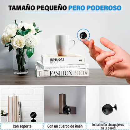Mini Cámara de Seguridad Full HD - Precisa y Discreta